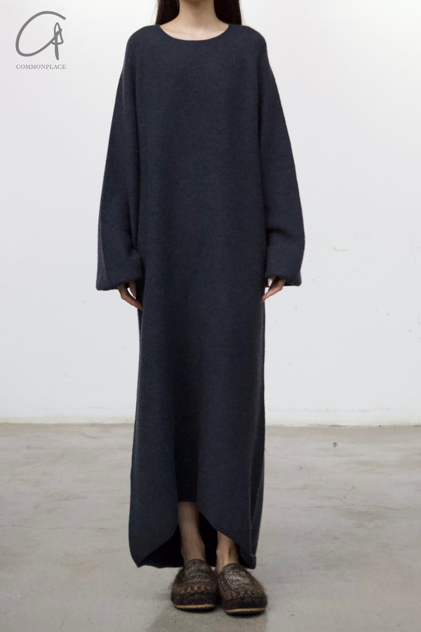 SWAYING 24 Autumn and Winter Seamless Strong Shrink Long Sleeve Dress SW-SW24AW2L13-SH Dark Gray SW-SW24AW2L12